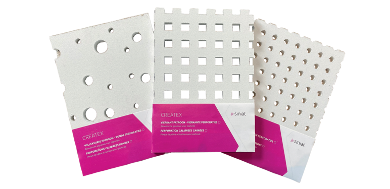 CREATEX samples van Siniat